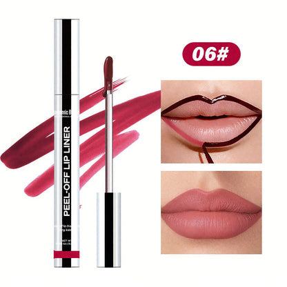 sacheu Lip STAY-N 3-PACK Lip Liner STAY-NPeel-Off Liners for Smudge-Proof All-Day WearVegan Cruelty-Free with Hyaluronic Acid &Squalane