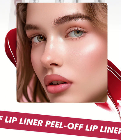 sacheu Lip STAY-N 3-PACK Lip Liner STAY-NPeel-Off Liners for Smudge-Proof All-Day WearVegan Cruelty-Free with Hyaluronic Acid &Squalane