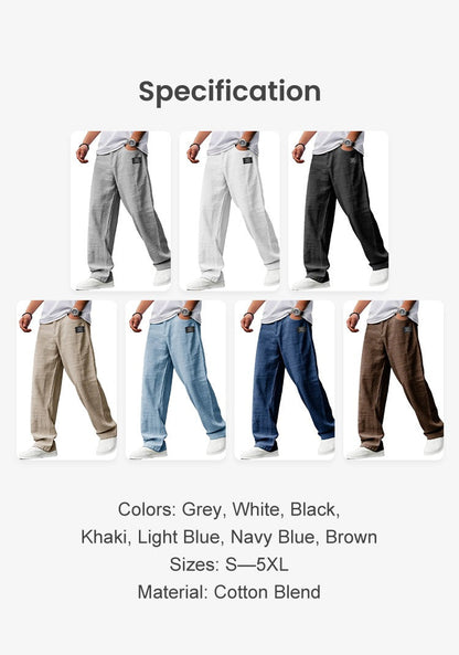 💕LAST DAY SALE 50% OFF!!💕Breathable Straight-Leg Trousers for Men